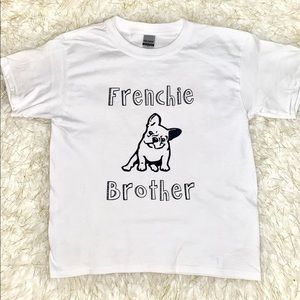 New kids size small Frenchie Brother T-shirt